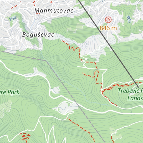Map of Bistrik kula