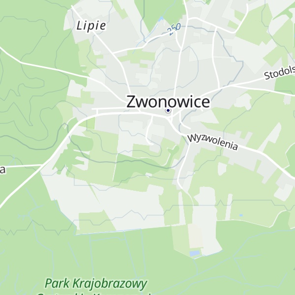 Map of Winna Góra