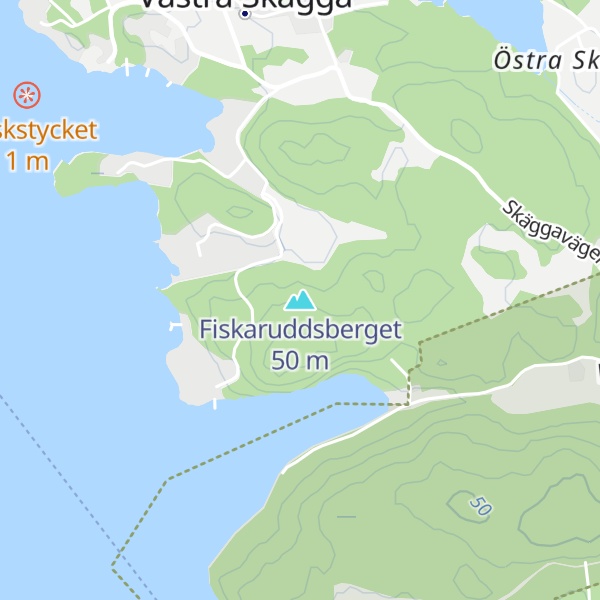 Map of Fiskaruddsberget