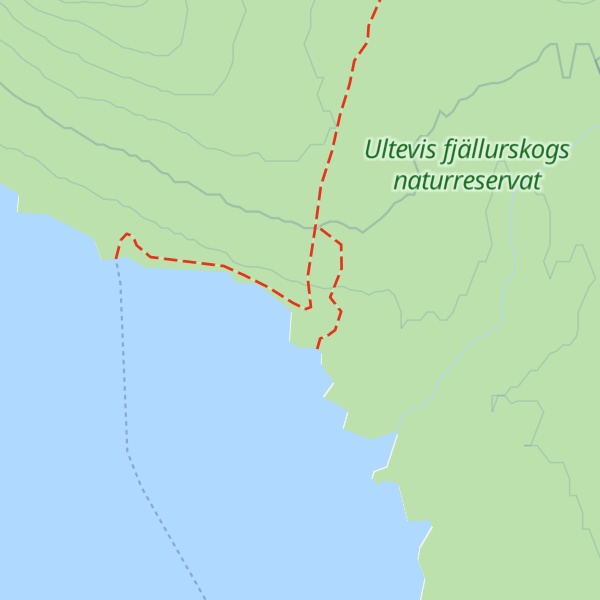 Map of Sitojaure Fjällstuga