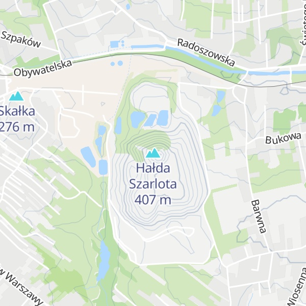 Map of Hałda Szarlota