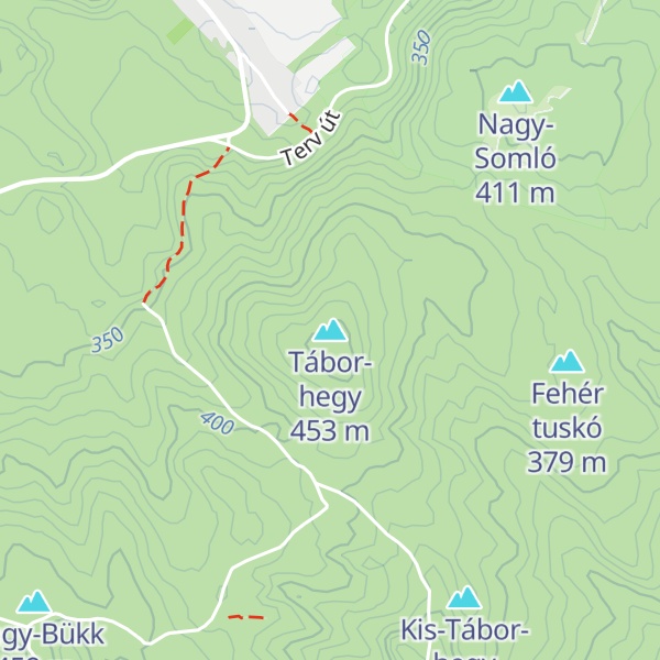 Map of Tábor-hegy