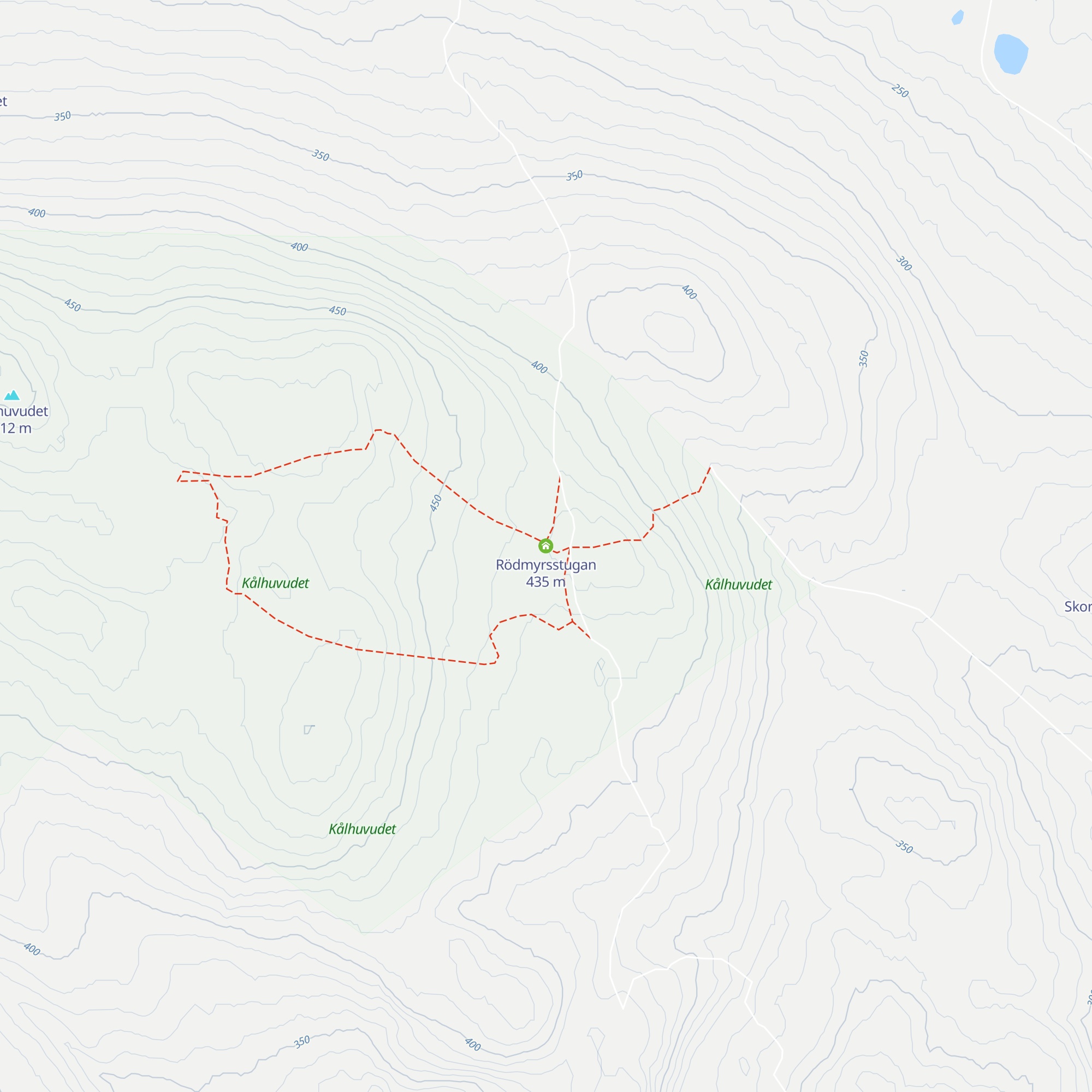 Rödmyrsstugan map