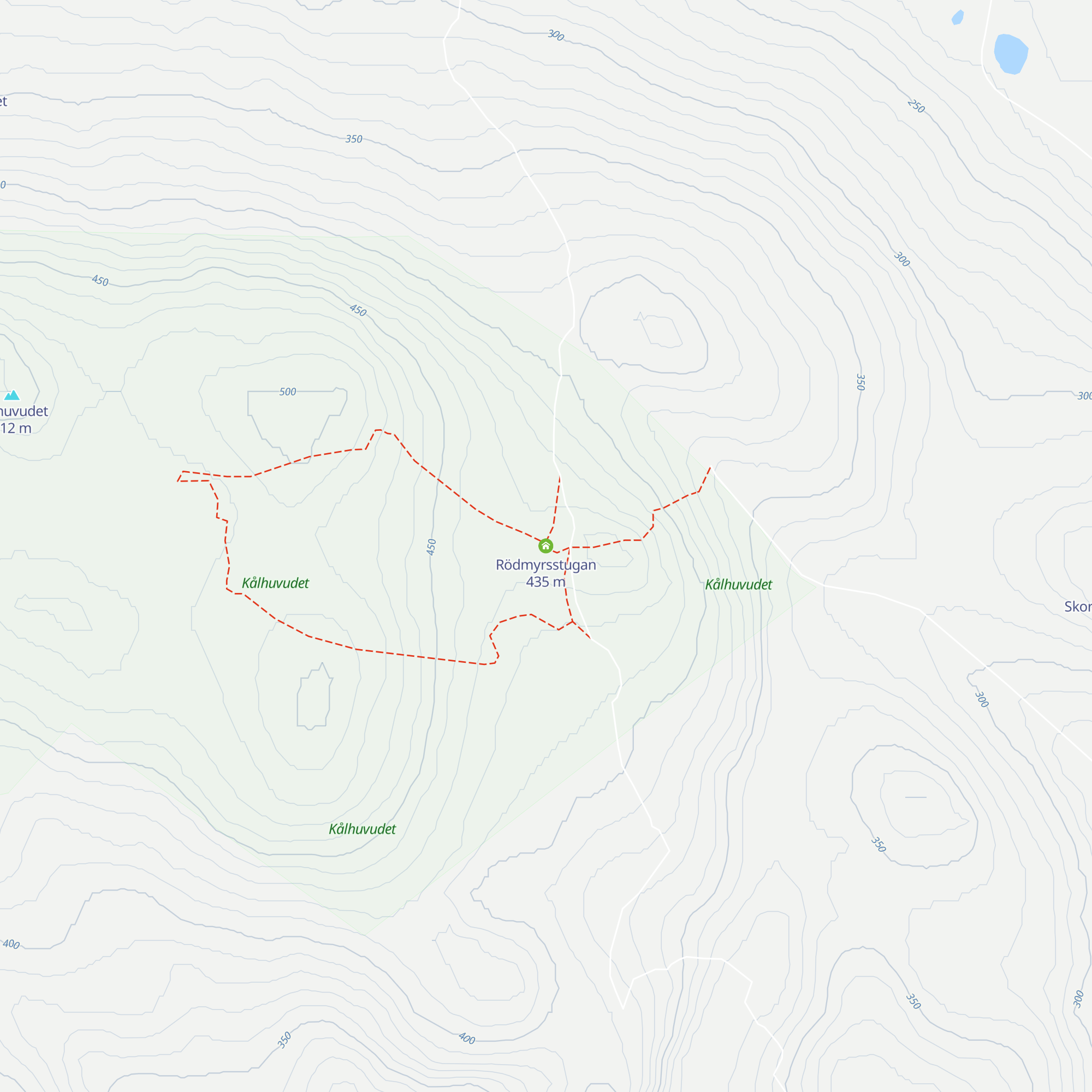 Rödmyrsstugan map