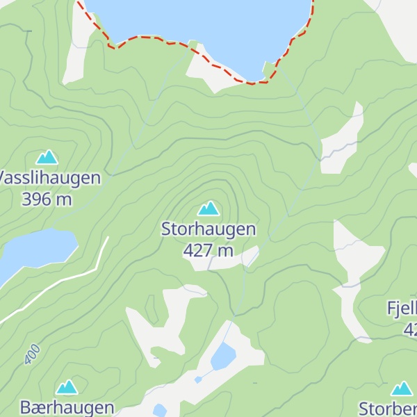 Map of Storhaugen