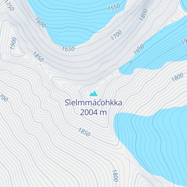 Map of Šielmmáčohkka