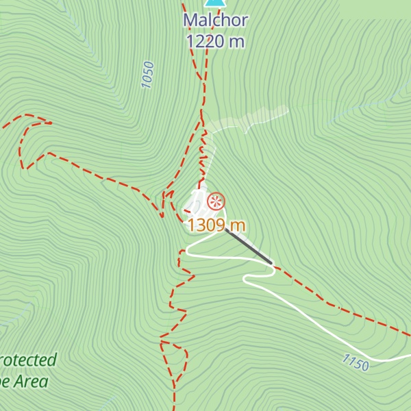 Map of Chata Emil Zátopek - Desítka