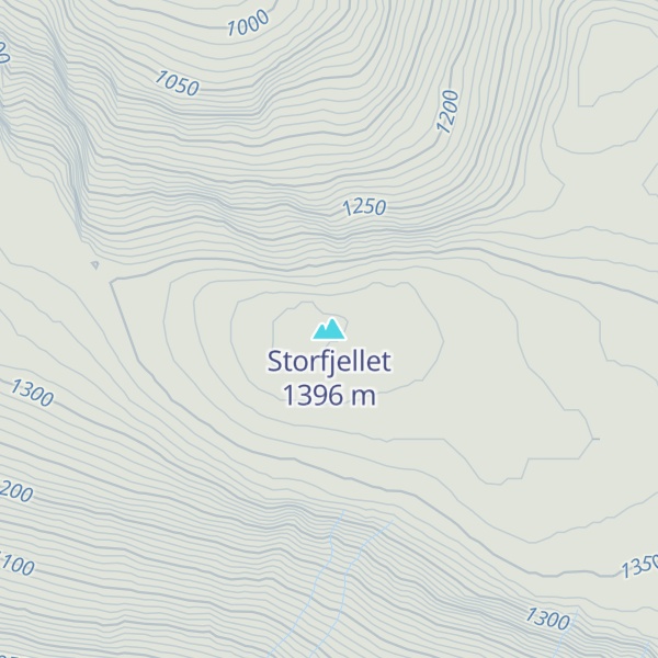 Map of Storfjellet