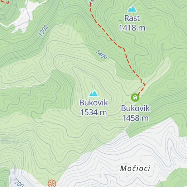 Map of Bukovik