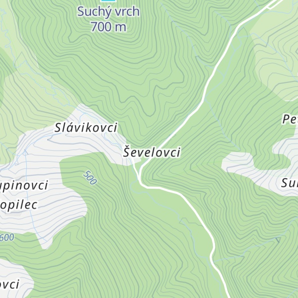 Map of Ševelov mlyn