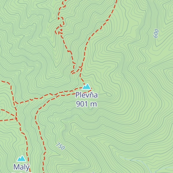 Map of Plevňa