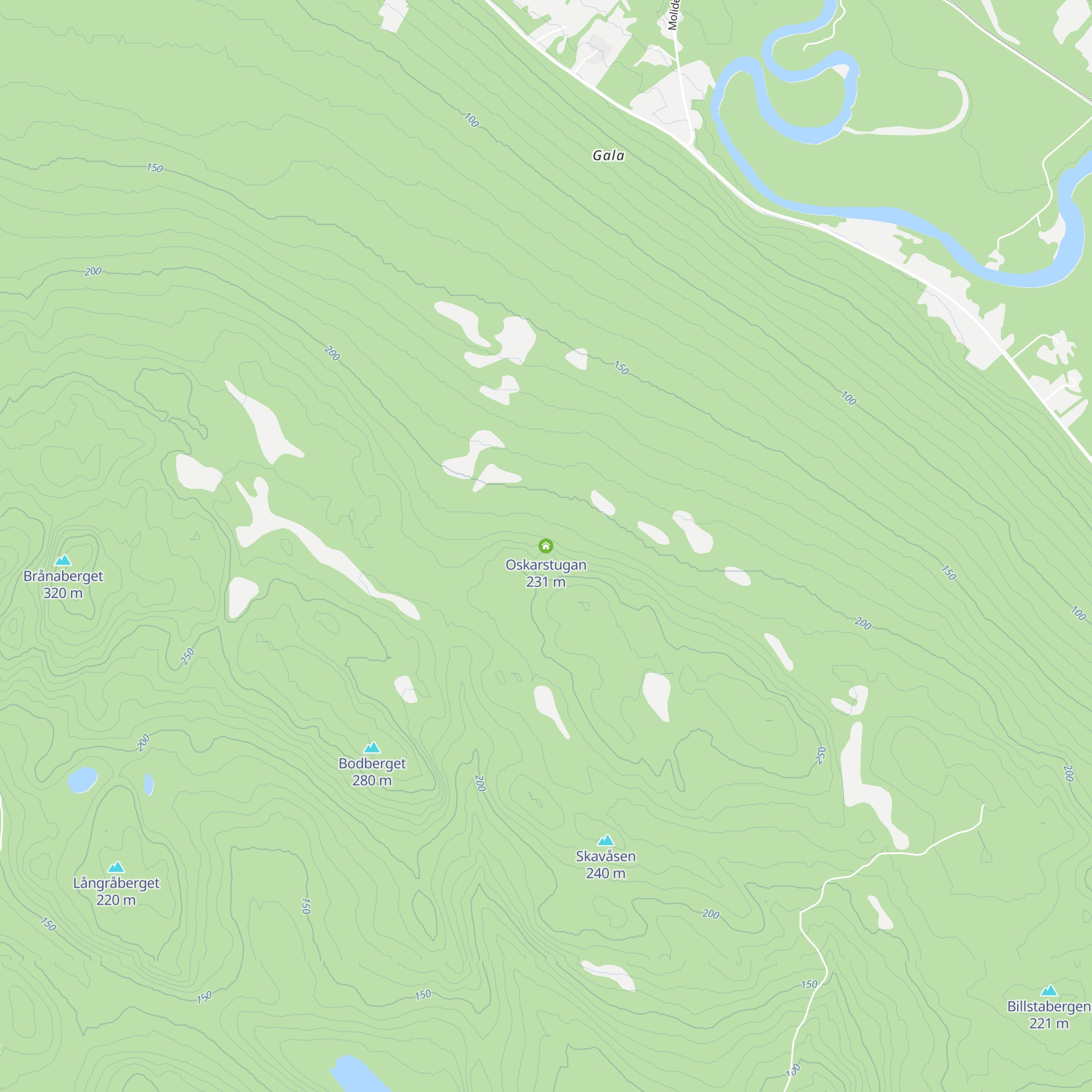 Oskarstugan map