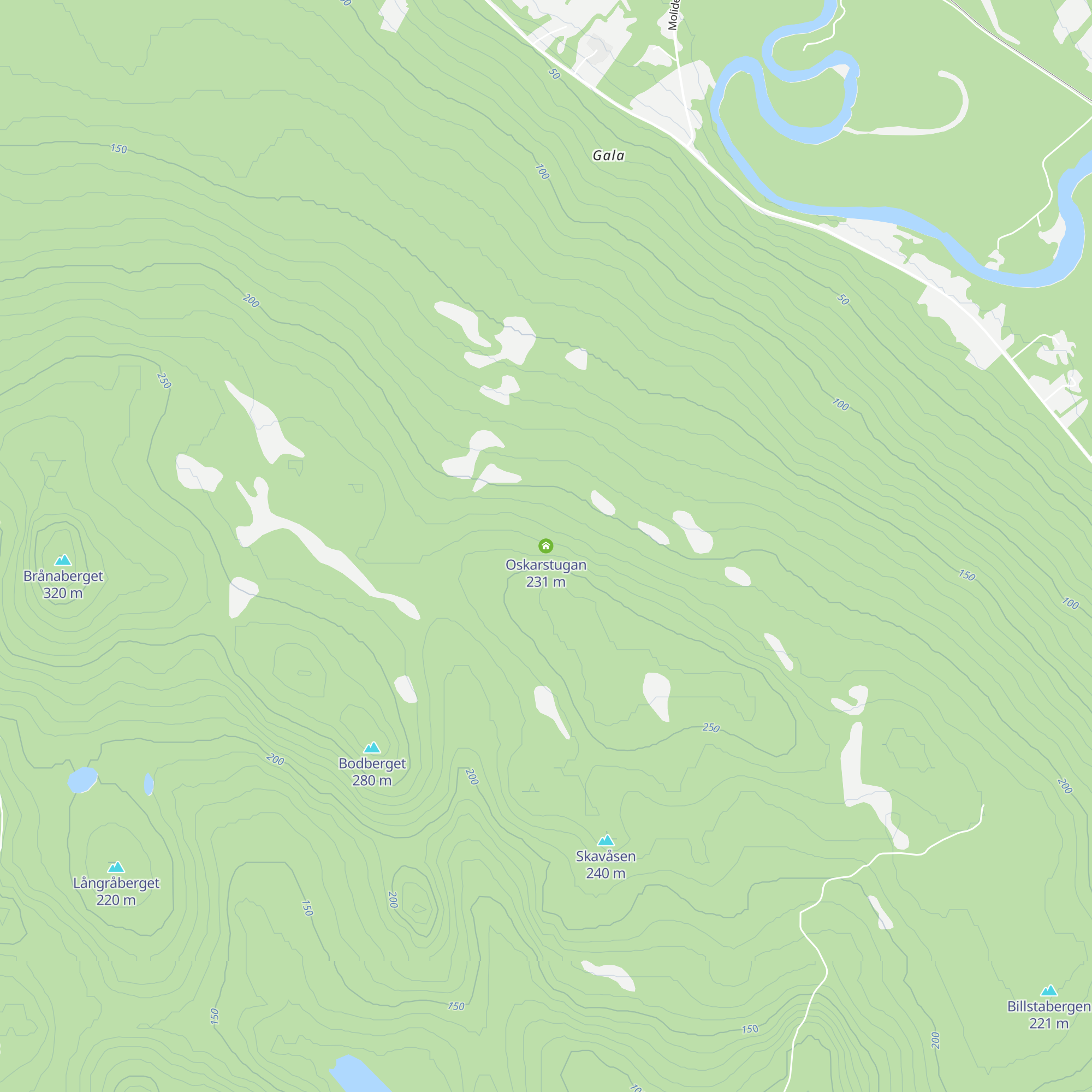 Oskarstugan map