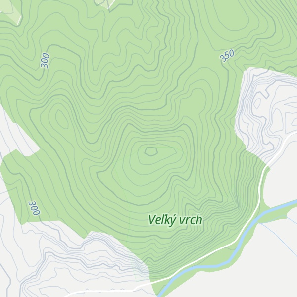 Map of Veľký vrch