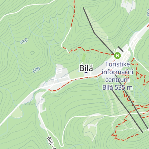Map of Chata Bílá