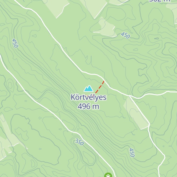 Map of Körtvélyes