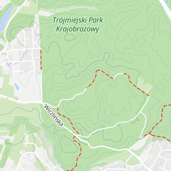 Map of Krzyżowa Góra
