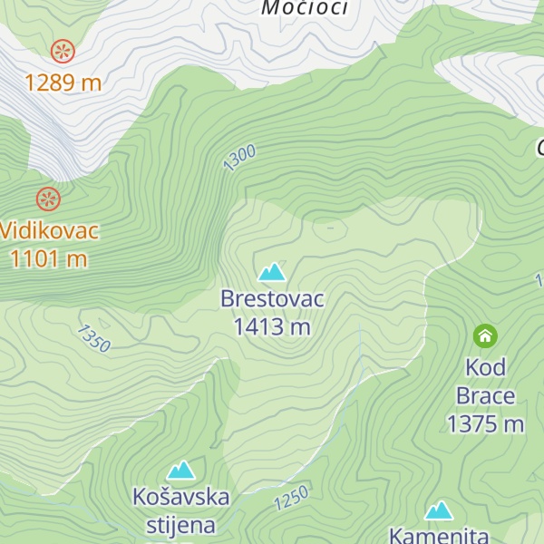 Map of Brestovac