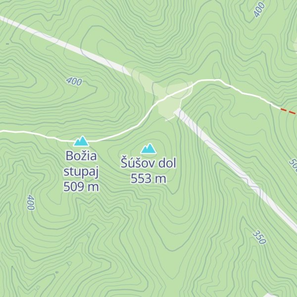 Map of Šúšov dol