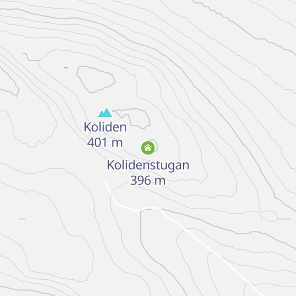 Map of Kolidenstugan