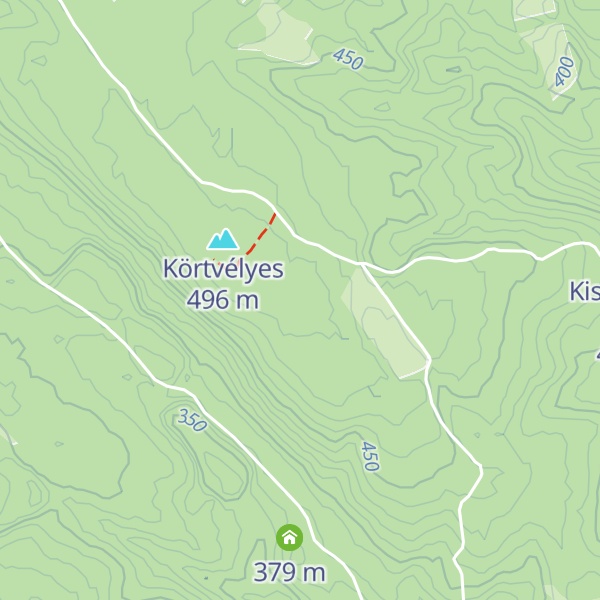 Map of Nagy-Szállás-hegy