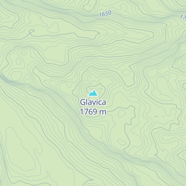 Map of Glavica