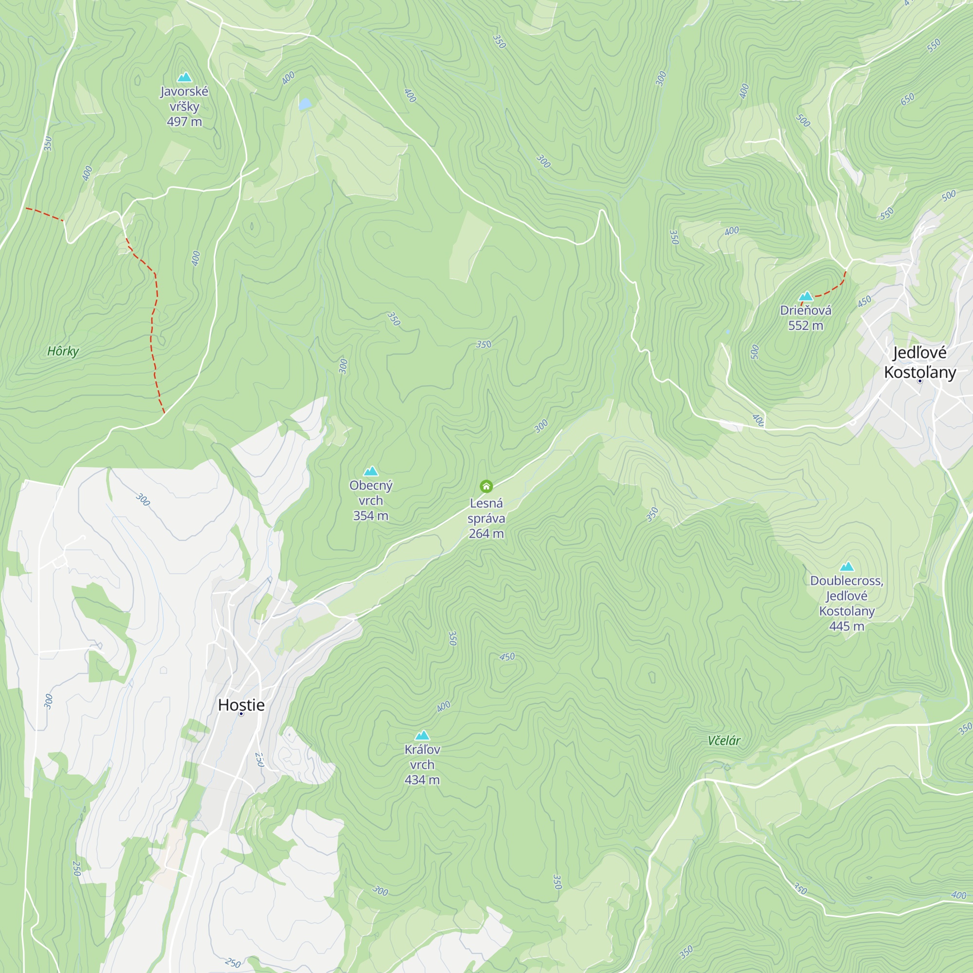 Lesná správa map