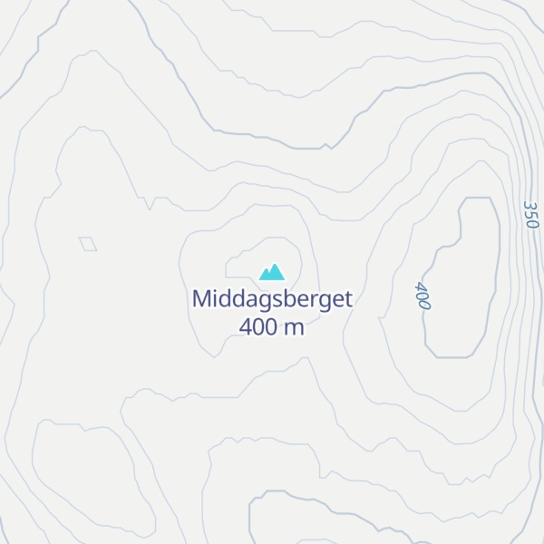 Map of Middagsberget