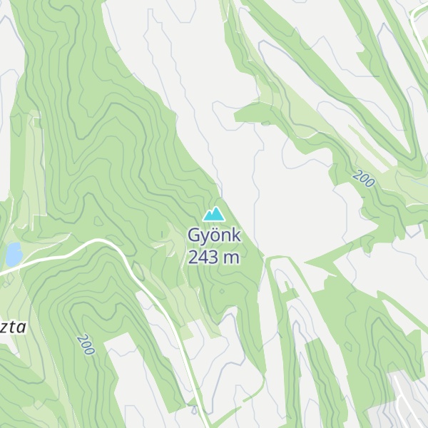 Map of Gyönk