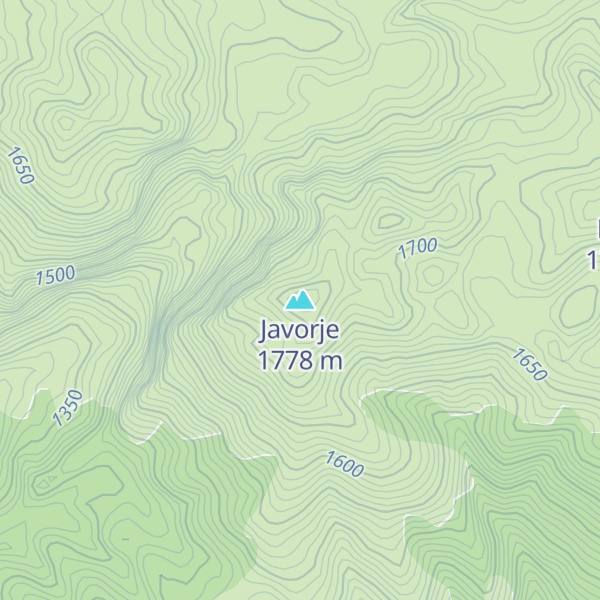 Map of Javorje
