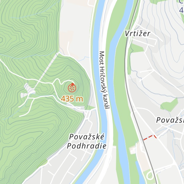 Map of Pizzeria pod hradom