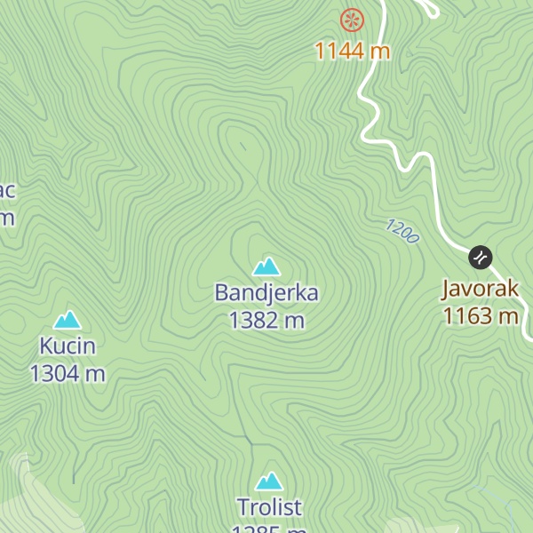 Map of Bandjerka