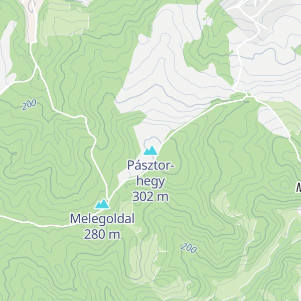 Map of Pásztor-hegy