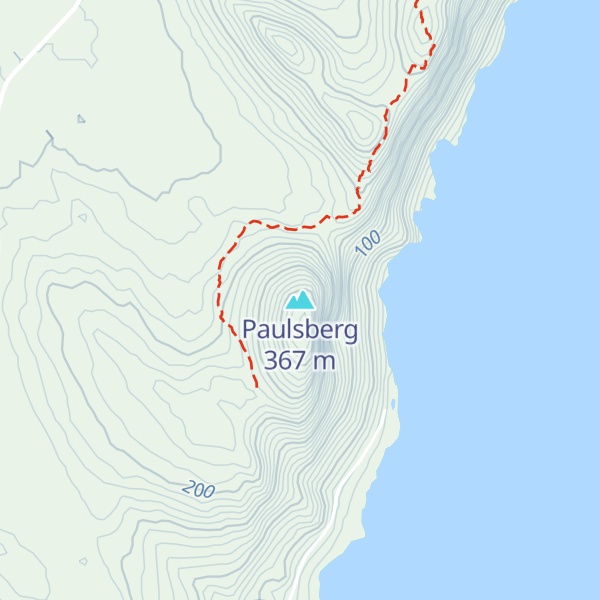 Map of Paulsberg