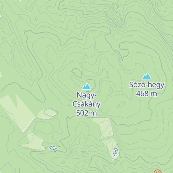 Map of Nagy-Csákány