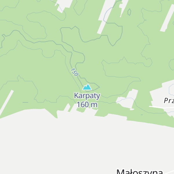 Map of Karpaty