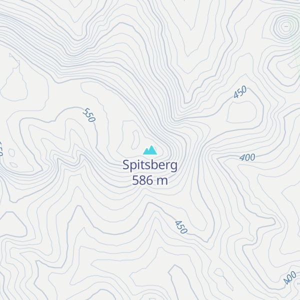 Map of Spitsberg