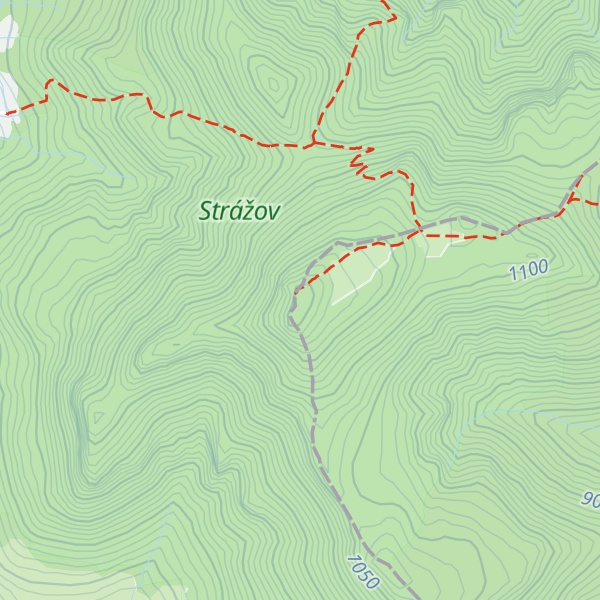 Map of Strážov