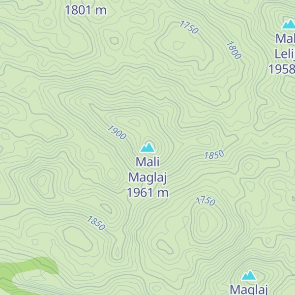 Map of Mali Maglaj