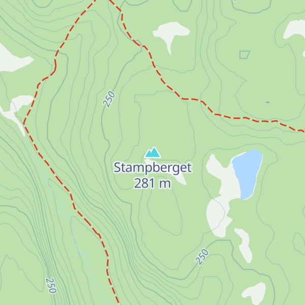 Map of Stampberget