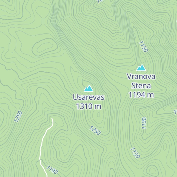 Map of Usarevas