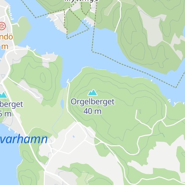Map of Orgelberget