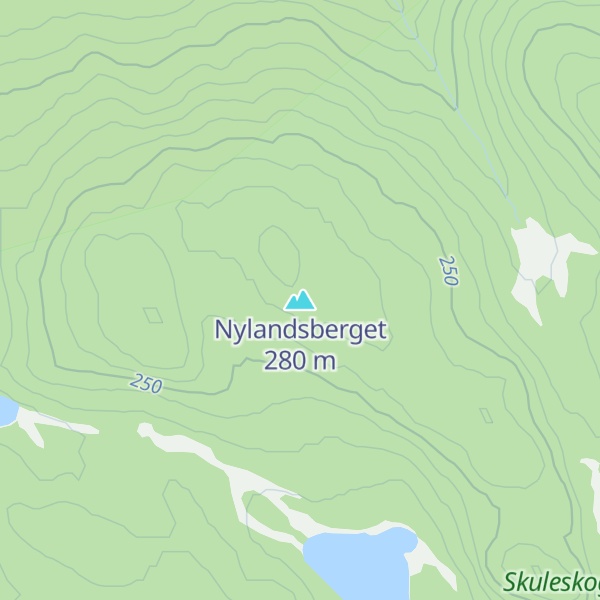 Map of Nylandsberget