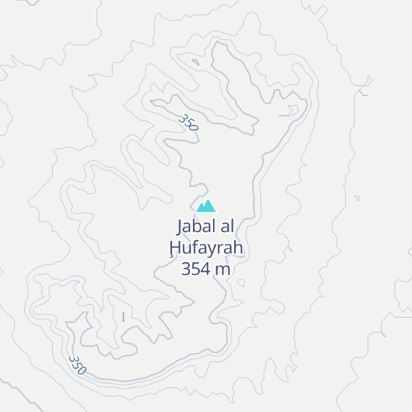 Map of Jabal al Ḩufayrah
