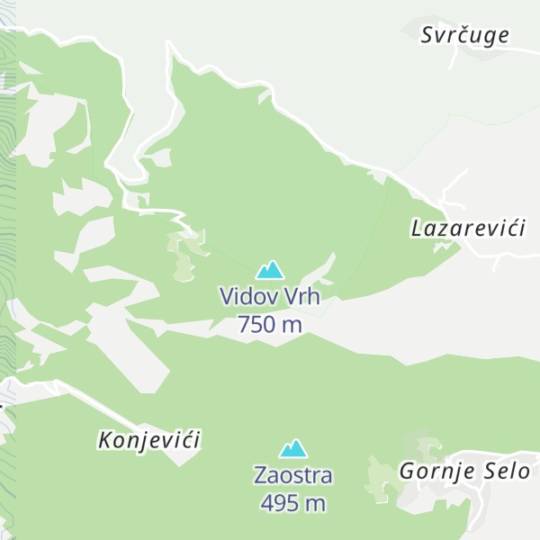 Map of Vidov Vrh