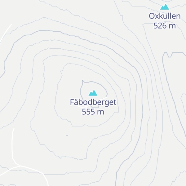 Map of Fäbodberget