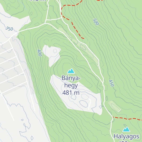 Map of Bánya-hegy