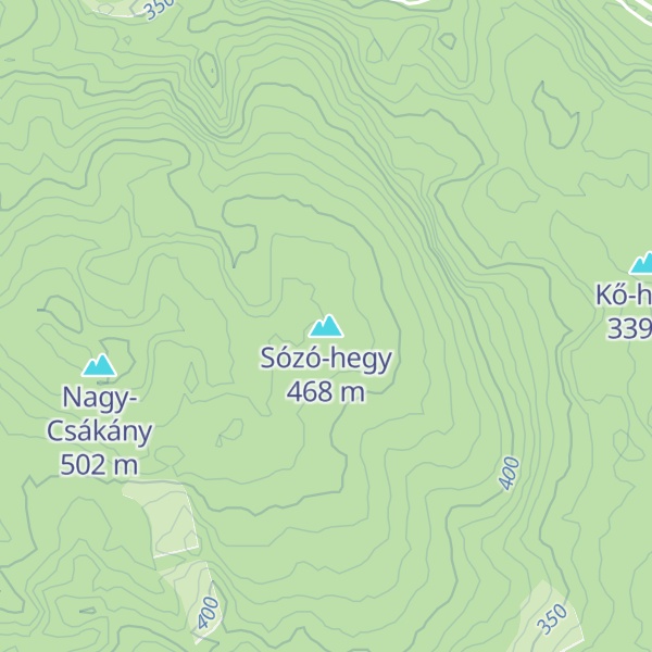 Map of Sózó-hegy