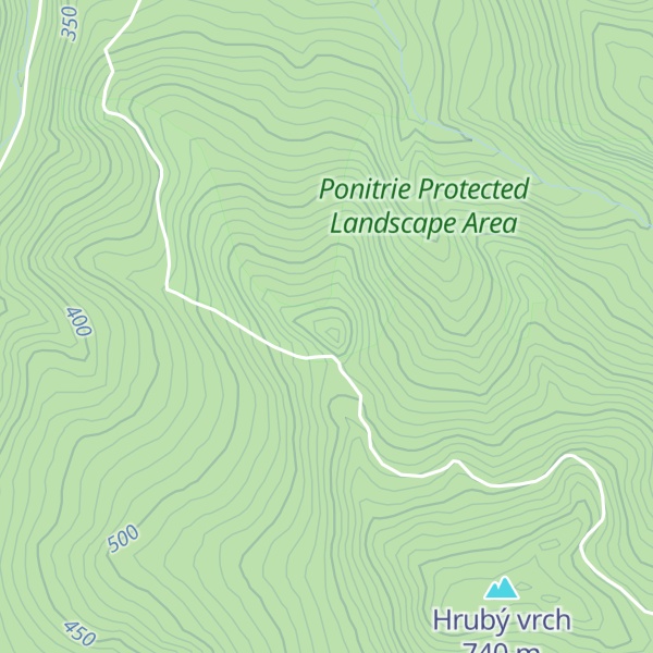 Map of Oselný vrch