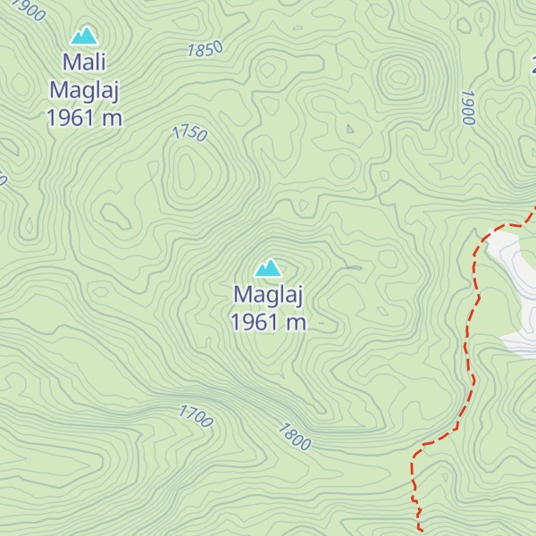 Map of Maglaj